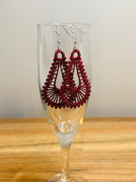 FSL Embroidered Earrings