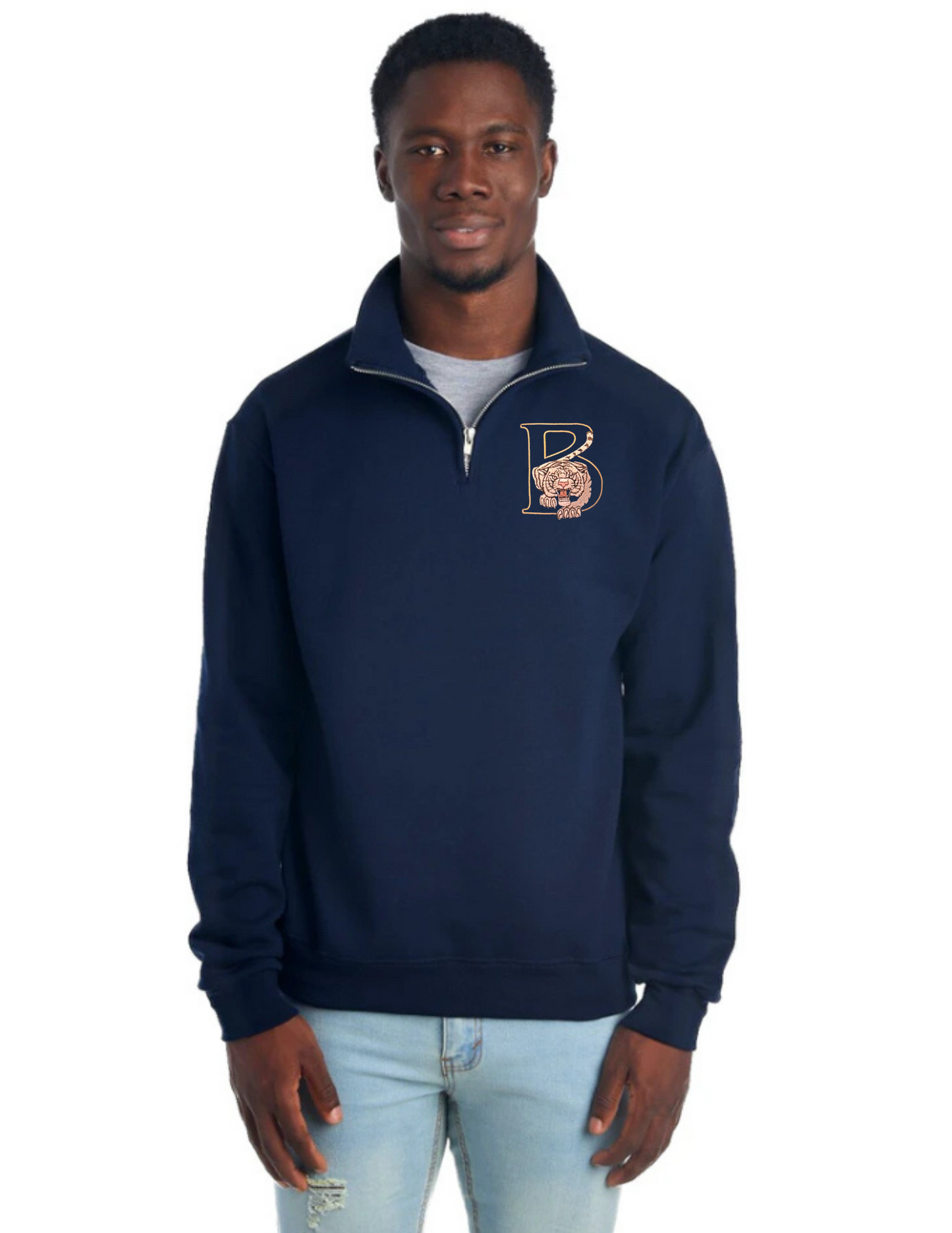 Embroidered Blythewood Unisex Quarter Zip Sweatshirt