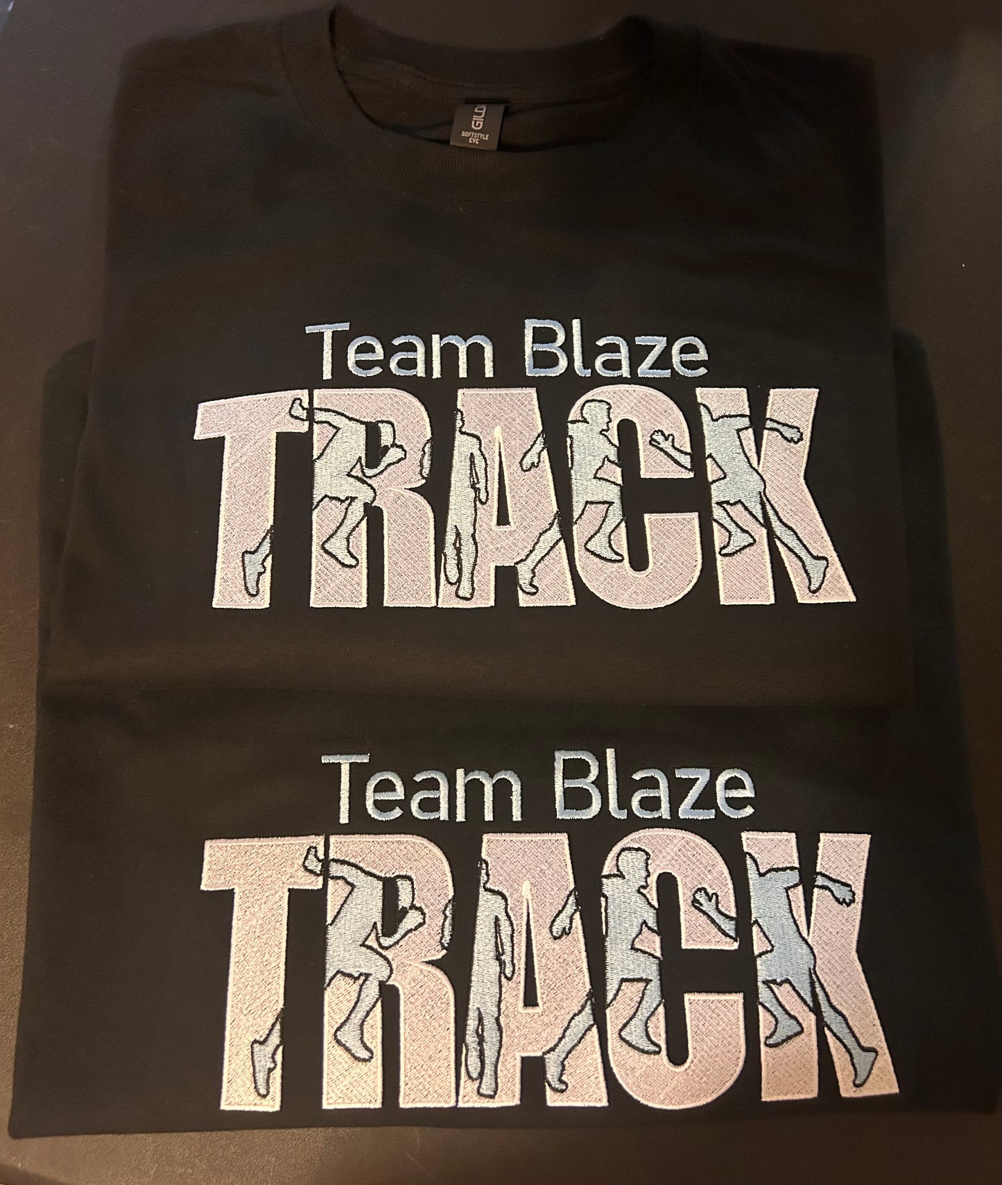 Team Track Embroidered T-Shirt