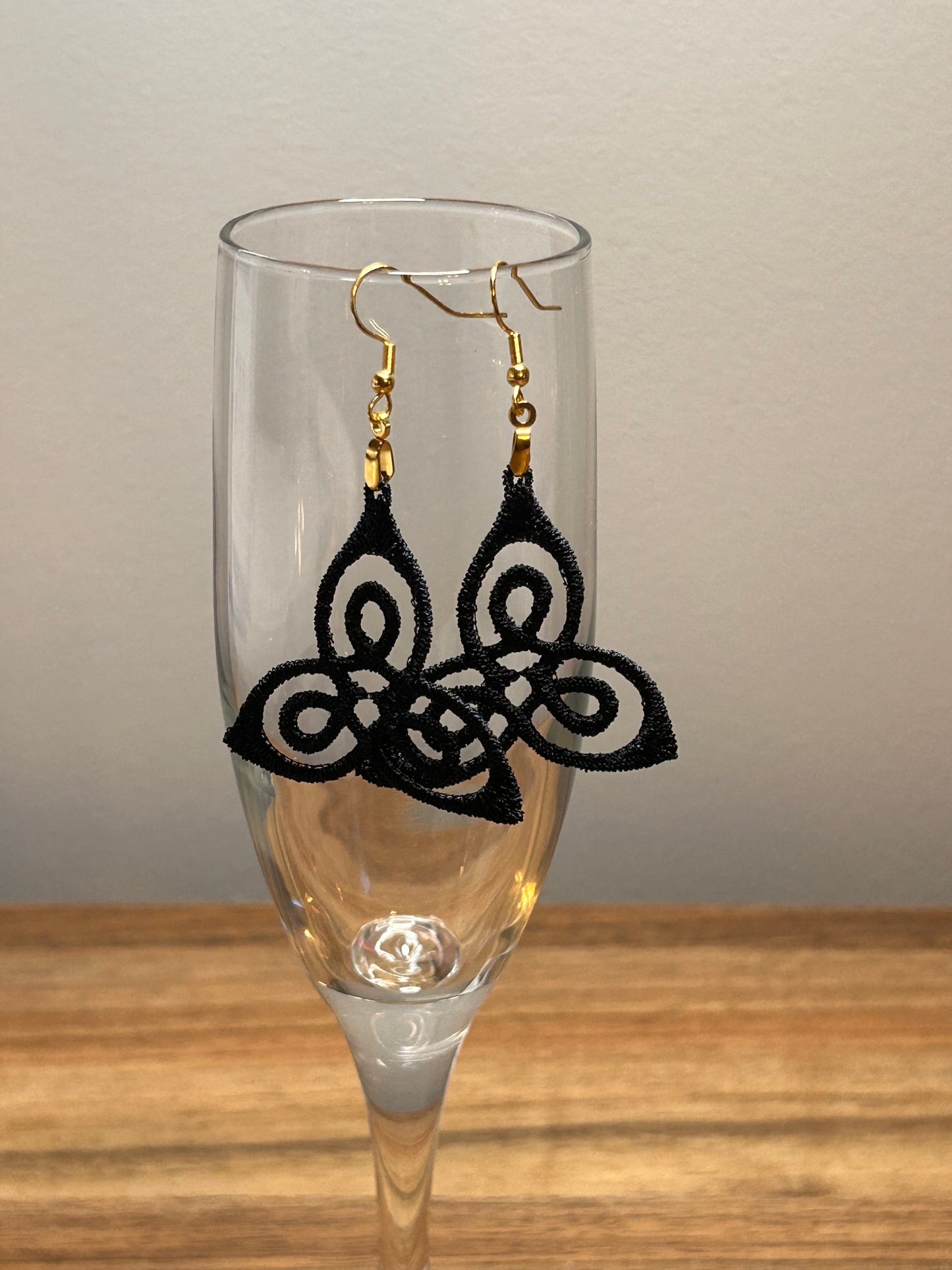 FSL Embroidered Earrings