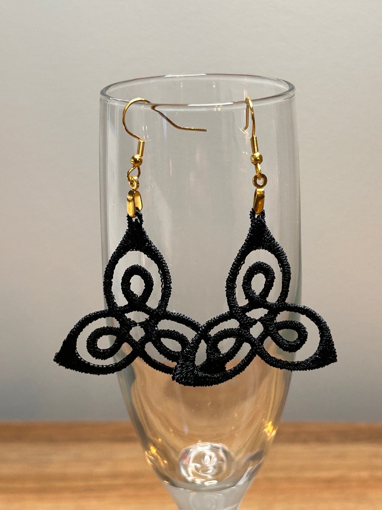 FSL Embroidered Earrings