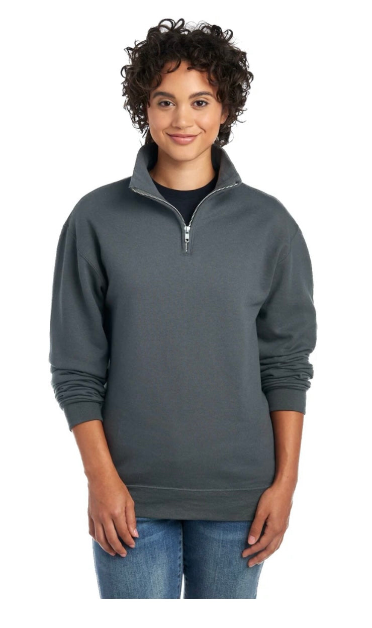 Embroidered Blythewood Unisex Quarter Zip Sweatshirt