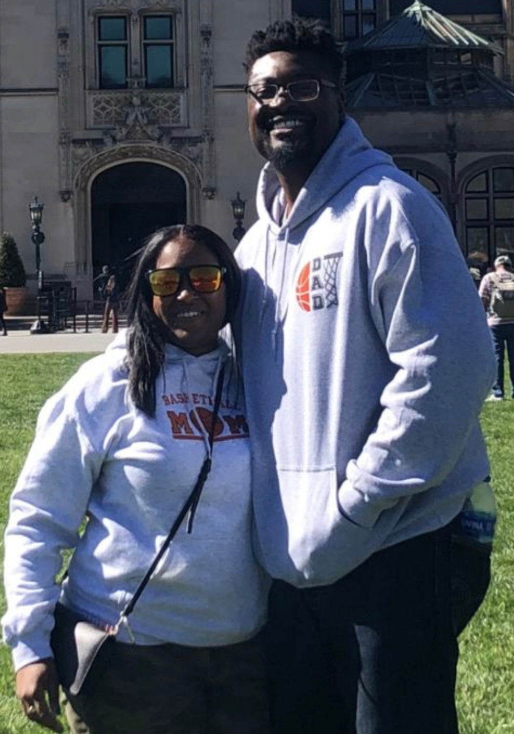 Embroidered Basketball Dad Hoodie