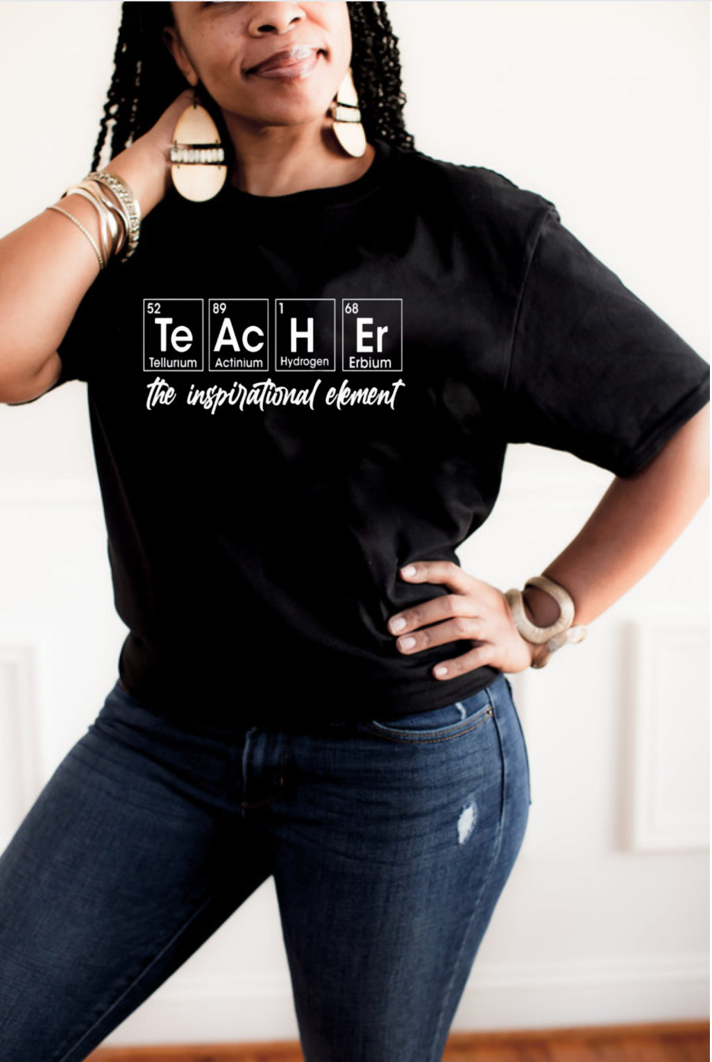 Teacher the inspirational element long/short sleeve Tshirt