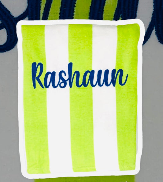 Personalized Embroidered Beach Towels