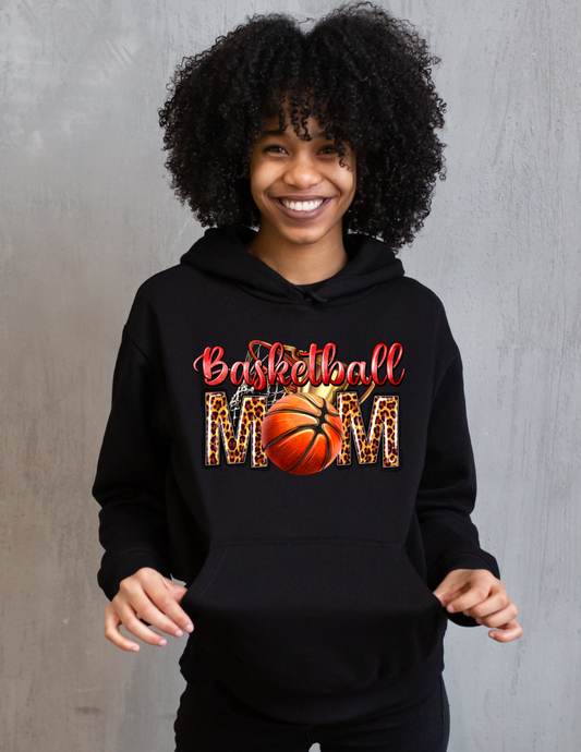 Basketball Mom hooded sweatshirt