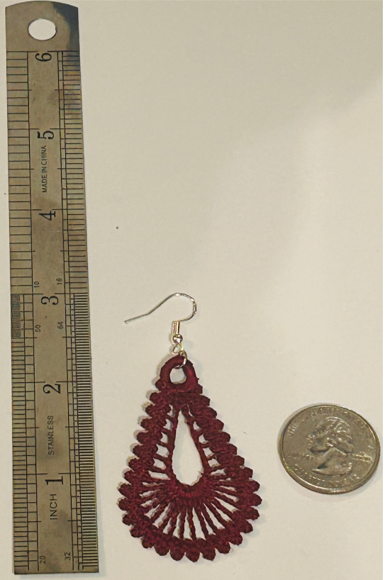 FSL Embroidered Earrings