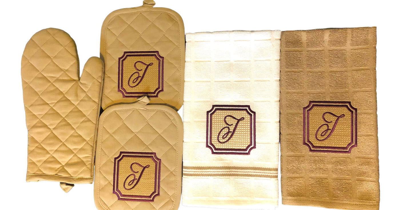 Embroidered Kitchen Towels