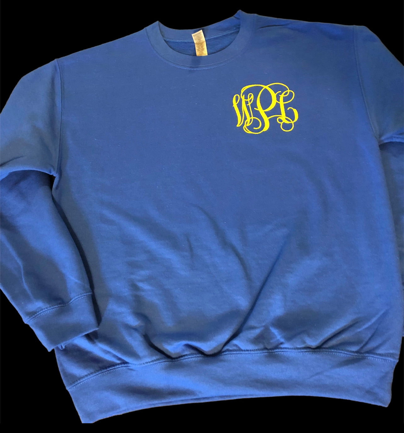 Monogrammed Embroidered Crewneck Sweatshirt